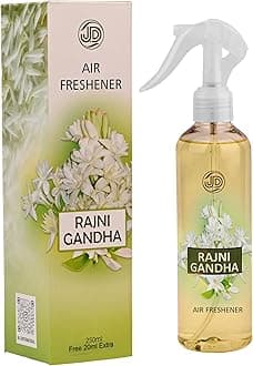 Rajni Gandha Air Freshener - 250ml | Refreshing Room Spray | Invigorating Aromatherapy for a Wave of Freshness