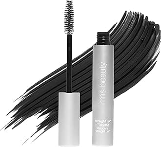 Straight Up Volumizing Peptide Mascara, Blackest Black - Add Volume, Lift & Nourishment to Lashes - Pro Peptide & Tri-Locking System for Long-Lasting Wear (0.34 fl oz / 10ml)
