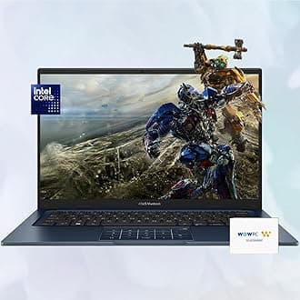 ASUS VivoBook Laptop | 40GB RAM | 1TB Storage | 12th Generation 6 Core Processor | 14" FHD (1920 x 1080) Display | HDMI | Bluetooth | Thin & Light | Windows 11 Pro | w/WOWPC Bundle