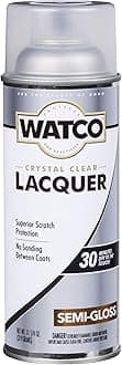 Watco 63181 Lacquer Clear Wood Finish Spray, 11.25 oz, Semi-Gloss Clear