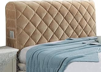 Headboard Covers Slipcover, Stretch Bed Headboard Covers, Small Square Jacquard Dustproof Protector Cover for Upholstered Headboard (Milk White, Queen Headboard Length ( Color : #26 , Size : 190cm/75i