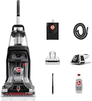 Hoover Powerscrub XL Pet Carpet Cleaner Machine, Upright Shampooer, FH68050, Black