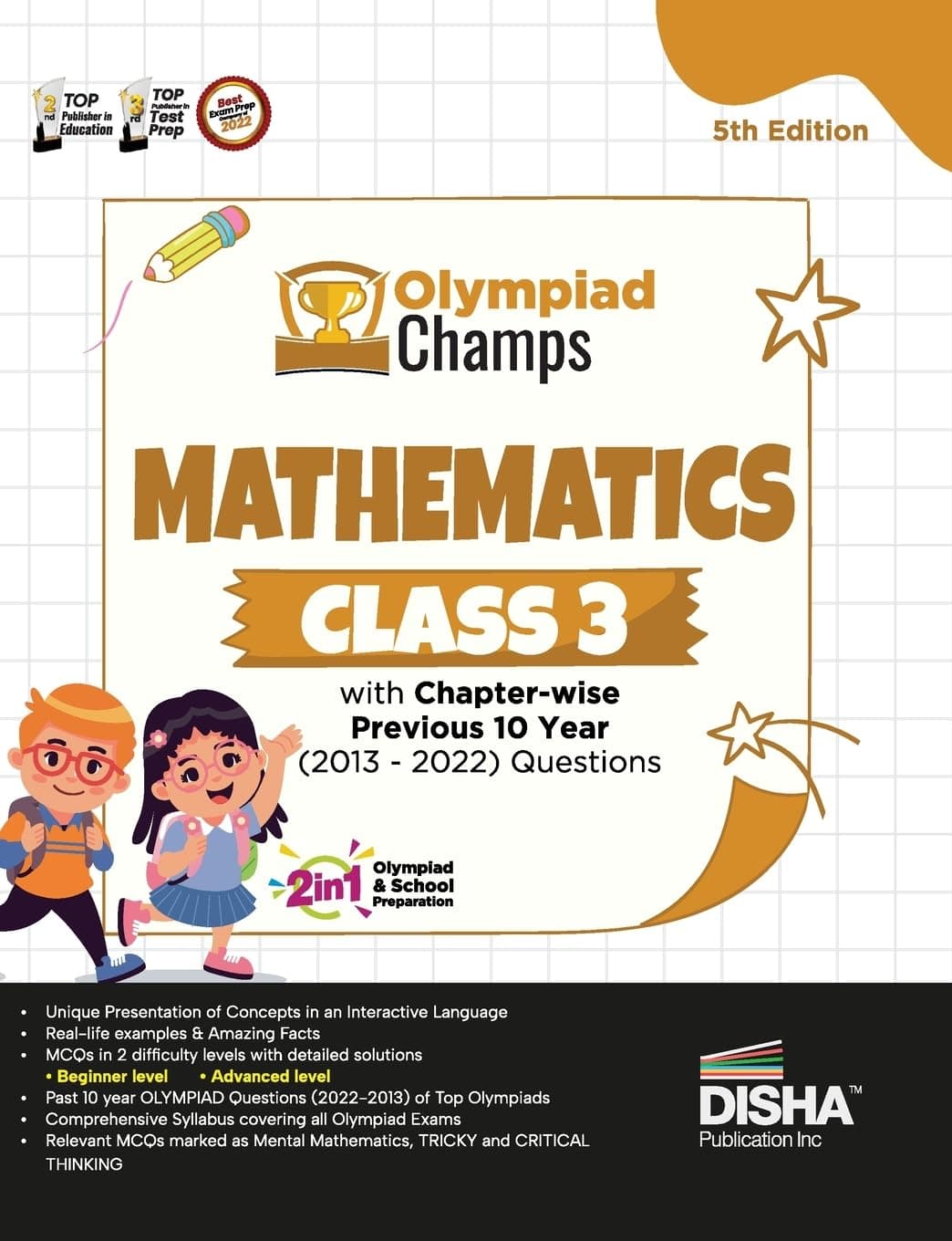 Olympiad Champs Mathematics Class 3 with Chapter-Wise Previous 10 Year (2013 - 2022) Questions Complete Prep Guide with Theory, Pyqs, Past & Practice Exercise