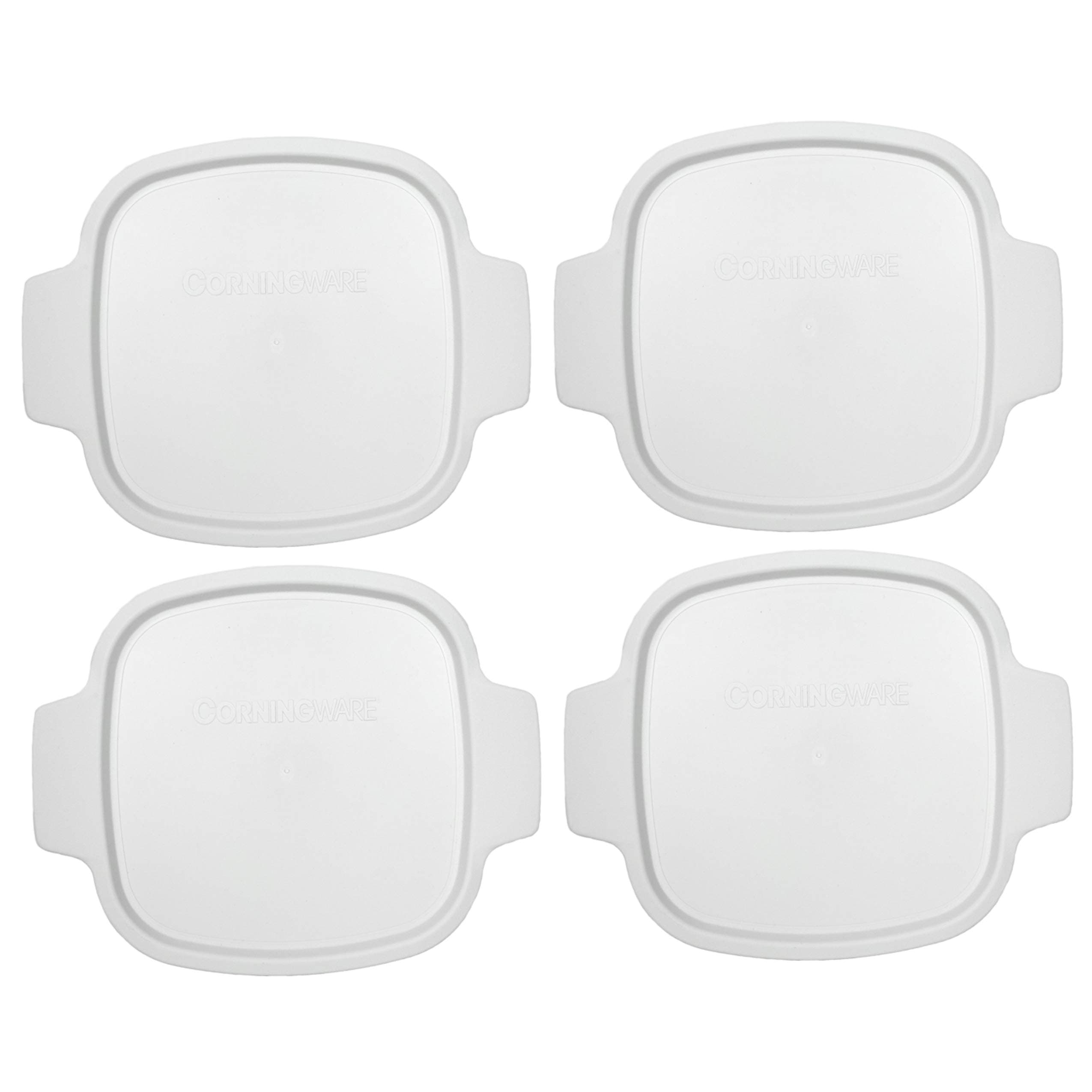 Stovetop A-1-PC 1.5 Quart Square White Plastic Lid - 4 Pack