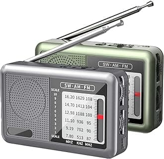 AM FM portable radios, emerge-ncy radio, AM FM short wave radios, audio equipment with excellent reception and a connector for headphones, multifunctional radios campaigning