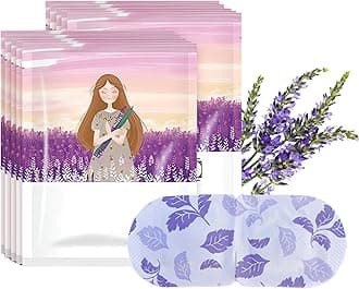 Heated Eye Mask,10 Packs Steam Eye Masks Lavender Warming Self Heating Eye Mask Disposable Moist Hot Compress Eye Patch for Relaxation and Eye Strain Sleep Gift Set