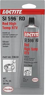 Loctite 59630 RTV Silicone Sealant, 80mL Tube, Red