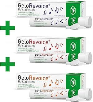 GELOREVOICECherry Menthol, Cassis Menthol & Grapefruit Menthol