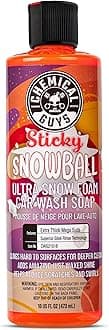 Chemical Guys CWS21516 Sticky Snowball Ultra Snow Foam Car Wash Soap (Works with Foam Cannons or Bucket Washes) Safe for Cars, Trucks, Motorcycles, RVs & More 16 fl oz, Cherry Scent