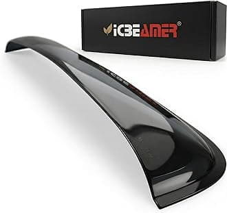ICBEAMER 35.5" Sunroof Wind Deflector Universal Fit Tint Moon Roof Visor Reduces Noise, Rain, Wind, Dark Smoke, Smooth, Waterproof, Double Sided Tape