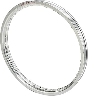 D.I.D. 18X215VS01H Dirt Star Silver 2.15x18 OEM Profile Rear Rim