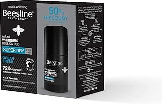 Beesline Men Roll On Deodorant Super Dry Ocean Fresh 50ml Twin Pack (1+ )