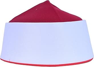 DAR AL-MALIK| AZHARI (Egyption) TOPI | Muslim NAMAZ Cap | Round Shape | Lightweight and Durable | Comfortable Patterned | VHI7VMS | DMF