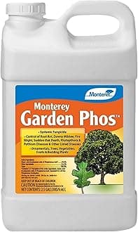 Monterey Garden Phos Concentrated Liquid Disease & Fungicide Control for use on Ornamentals, Flowering Plants, Vegetables, and More, 2.5Gal