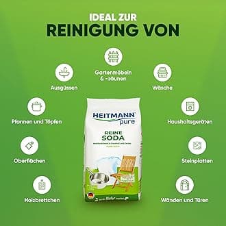 Pure Soda | Natural Cleaning Powder for Household, Laundry & Garden | Versatile Home Remedy Against Grease, Dirt, Stains & Odours | 500 g