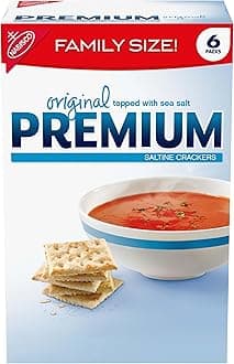 Original Saltine Crackers, Lunch Snacks, Family Size, 24 oz