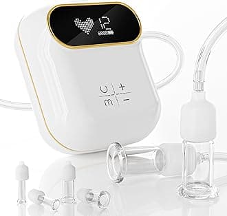 6 Pcs Electric Glass Facial Cupping Set 3 in 1 Gua Sha Facial Tools Eye Neck Skin Care Massage 3 Suction Cups for Cellulite Reduction Swelling