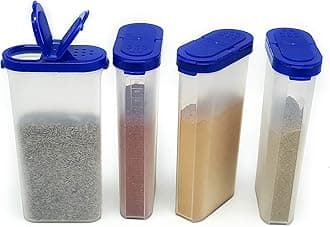 Mahaware Modular Wonder Spice Shaker and Sprinkler Set, 425ml, Set of 4, Blue