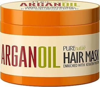 Moroccan Argan Oil Deep Conditioner Intense Hair Mask Repair Treatment for Curly Straight Frizzy Black Color Treated Hair | Hydrating Technology, Damaged, Extremely Dry Split Ends