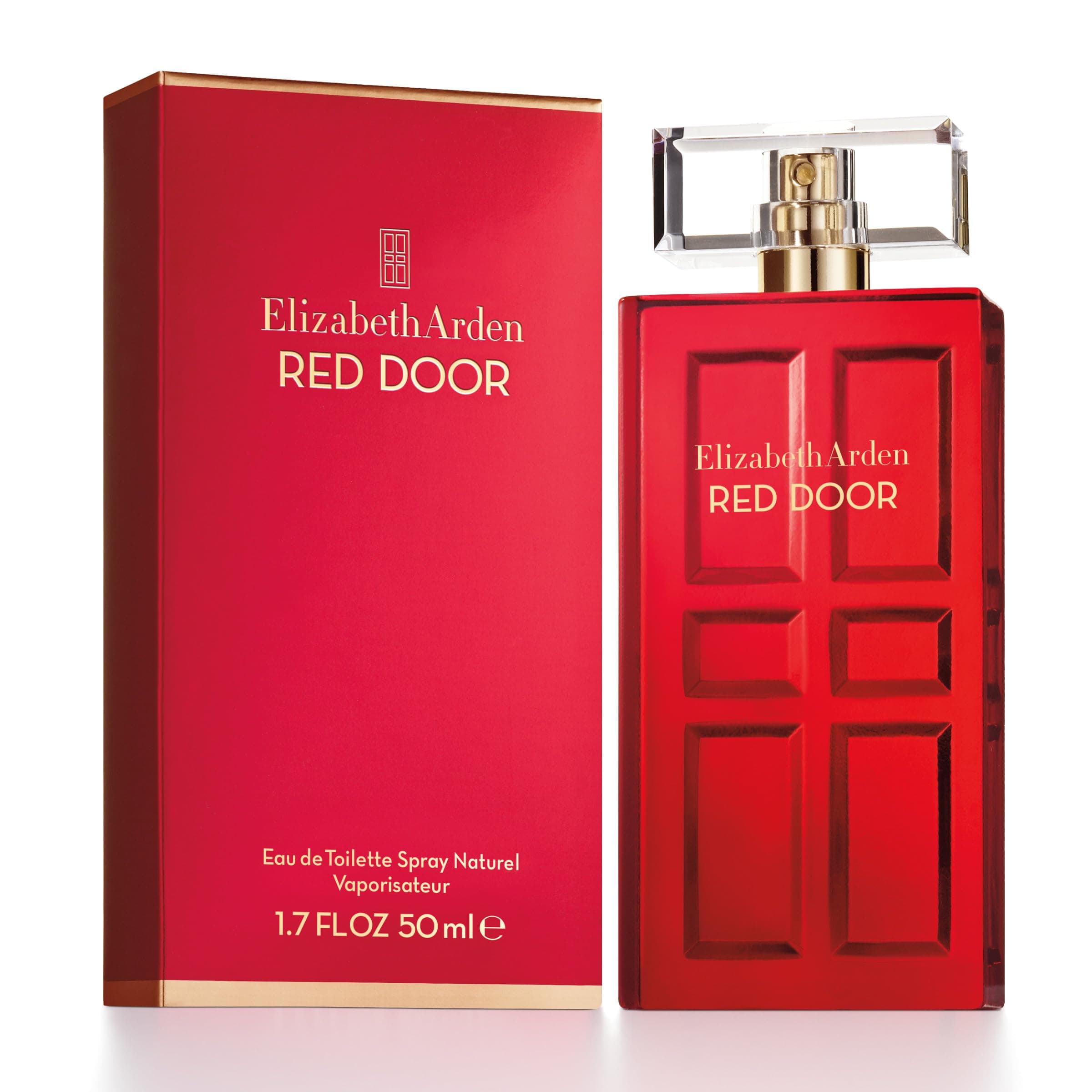 Red Door Eau de Toilette Spray, 50ml, floral woody perfume, luxury fragrance for women