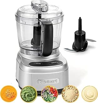 Cuisinart Mini Prep Pro - Mini Chopper and Compact Processor in 1, Multifunctional, Reversible Stainless Steel Blade, BPA Free 900ml Work Bowl, Compact Powerhouse, Dishwasher Safe Parts