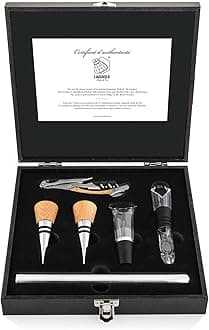 Laguiole Style de Vie Sommelier Corkscrew Set 6 Piece Oak Wood