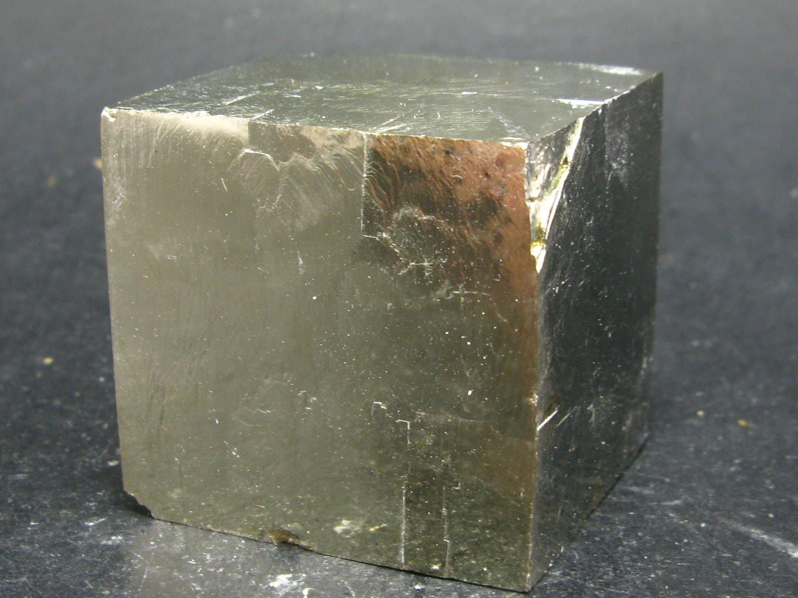 Perfect Cube Pyrite Crystal From Spain - 1.3"