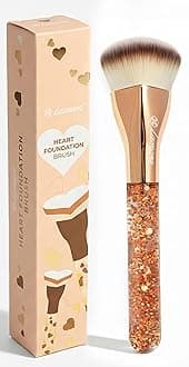 Lamora Blending Liquid Makeup Foundation Brush - Kabuki Contour Brush, Face Stippling Brush With Pro Quality Synthetic Dense Bristles For Buffing Mineral Cream, Powder, Blush