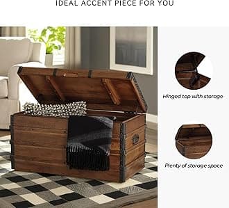 Signature Design by Ashley Kettleby Storage Trunk, Brown
