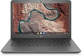 HP (Refurbished) Chromebook 14-inch Laptop with 180-Degree Swivel, AMD Dual-Core A4-9120 Processor, 4 GB SDRAM, 32 GB eMMC Storage, Chrome OS (14-db0020nr, Chalkboard Gray)