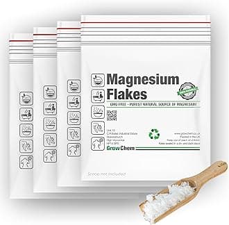 Magnesium Flakes 20KG (4x5KG Bags) Pure Magnesium Chloride from The Dead Sea - Mineral-Rich Bath Salts for Foot & Muscle Soaks - Improves Sleep, Stress Relief, Joint Health & Skin Hydration
