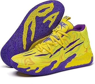 Men's Basketball Shoe Anti Slip Men's Basketball Shoe Men's Basketball Shoe Outdoor Sports Shoe(36 EU, F4)