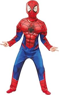 Rubie's Official Marvel Spider-Man Deluxe Childs Costume, Kids Superhero Fancy Dress
