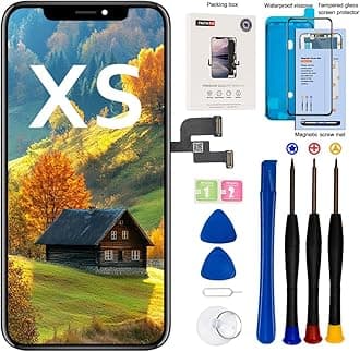 EFAITHFIX for iPhone XS LCD Screen Replacement Black (5.8'')