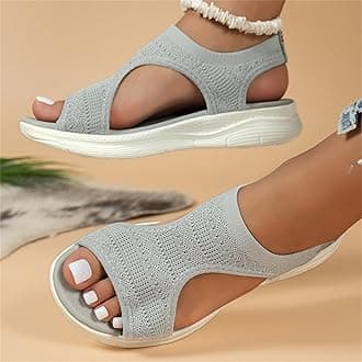 Orthopedic Sandals Women Arch Support Sandals for Women Casual Summer ​Soft & Comfortable Sandals Washable Slingback Orthopedic Slide Sport Sandals Mesh Upper Breathable Sandals Adjustable