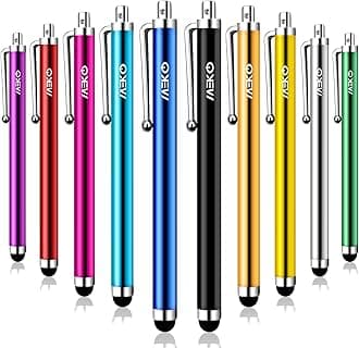 Stylus Pens for Touch Screens, MEKO 10 Pack Capacitive Stylus for iPad iPhone Tablets Samsung Galaxy All Universal Touch Screen Devices