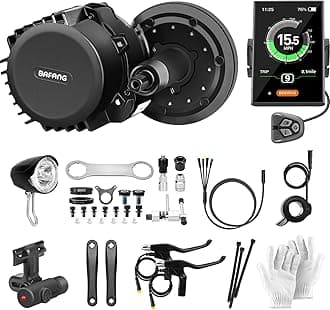 Bafang 48 V 1000 W mid-motor BBS03 ebike conversion kit with 3.5 inch C18 display