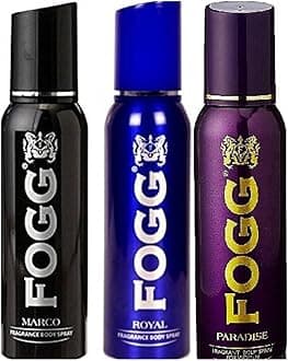 FOGG Fresh Body Spray For Men Combo, Pack of 3