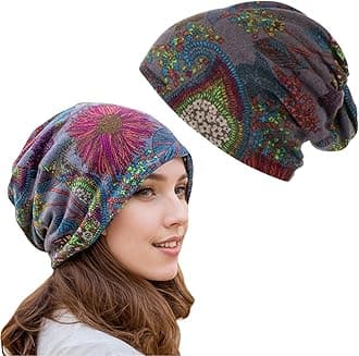 BWOGUE Head Caps for Women for All Season, Hair Scarf for Women, Hijab Caps for Women, Chemo Caps for Women Cotton, Fashion Casual Skull Cap, Head Cover for
