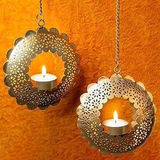 Ekhasa Hanging Tealight Candle Holder for Home Décor