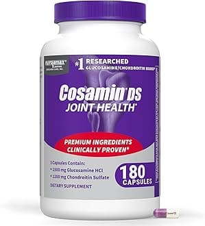 - Cosamin® DS Joint Health Supplement with Glucosamine & Chondroitin for Adult Men & Women, Joint Supplement, 180 Capsules