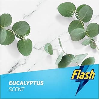 Flash Bathroom Cleaner Spray, 8 Litres (800 ml x 10), Limescale Remover & Long Lasting Shine With Febreze Freshness