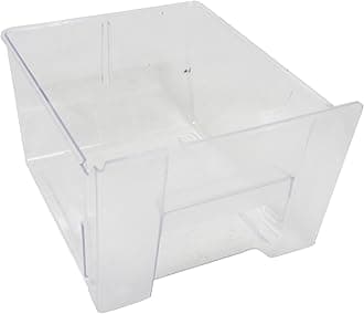 Genuine Beko Fridge Freezer Vegetable Drawer/Crisper. Transparent Plastic Crisper Drawer