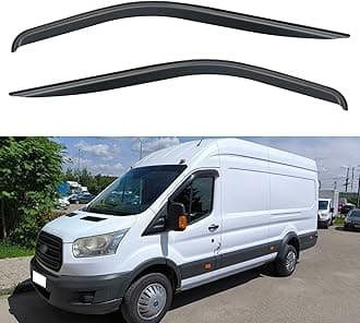 Window Rain Guards Shield for Ford Transit 2014-2023, Window Vent Visors Shades Wind Deflectors for 14-23 Transit