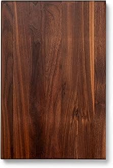 & Co. Walnut Edge-Grain Cutting Board WAL-R01-6, 18" x 12" x 1½"