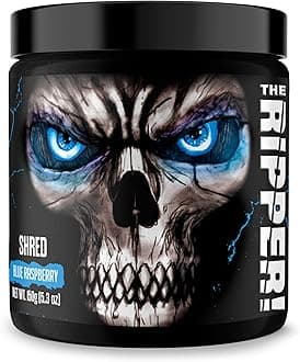 JNX SPORTS The Ripper! Fat Burner Pre Workout Powder for Men & Women Thermogenic Fat Burning & Appetite Suppressant, Boost Energy & Endurance Blue Raspberry, 30 Servings