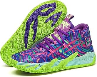 Uhclrr Men's Basketball Shoe Anti Slip Men's Basketball Shoe Men's Basketball Shoe Outdoor Sports Shoe(38 EU, F5)