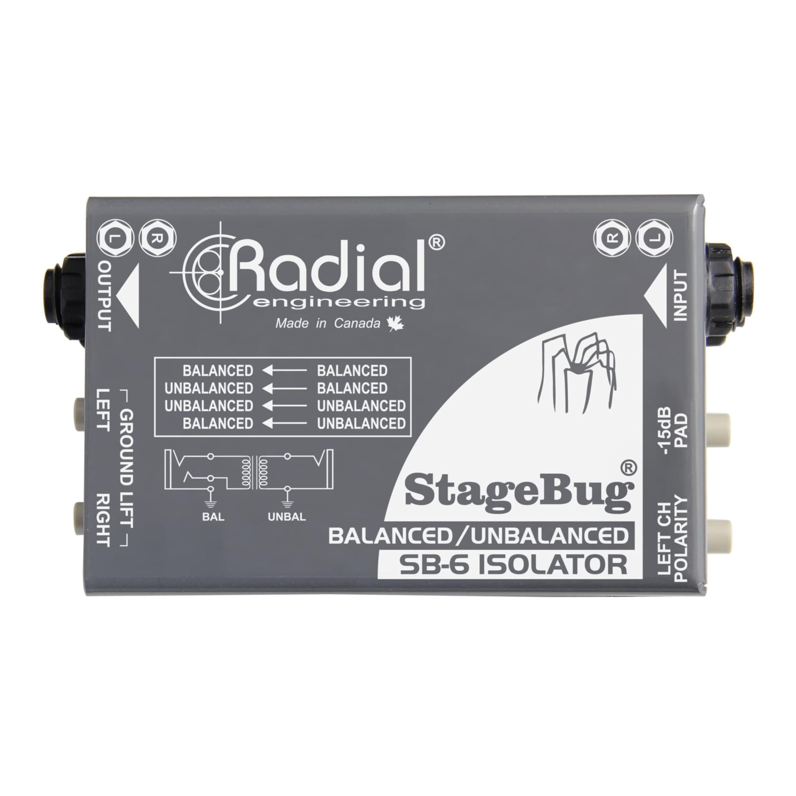 Radial StageBug SB-5 Laptop DI