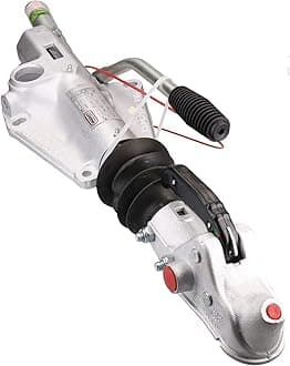 Trailer Braked Hitch Coupling with Lock 1400kg Bradley 50mm Tow Ball Bar