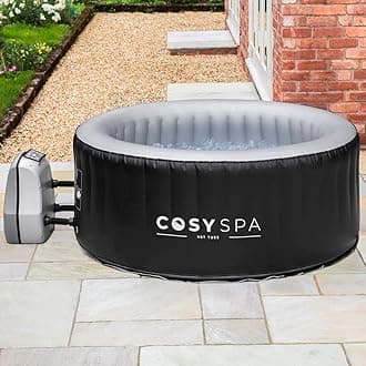 CosySpa Inflatable Hot Tub Replacement Parts - Accessories & Spare Parts for 4-6 Person Hot Tub - Black